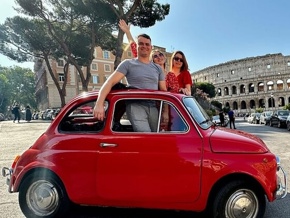 Rome Vintage Fiat 500 Private Tour New Tour