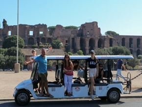 3-Hour Scenic Golf Cart Tour of Rome in a Small Group Free cancellation